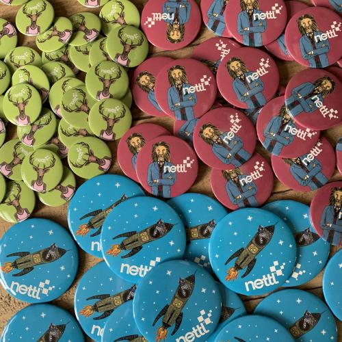 Nettl-badges Global branding - Nettl Bourne
