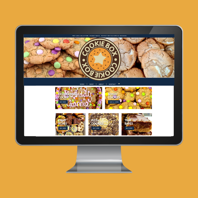 Cookiebox-Bourne website