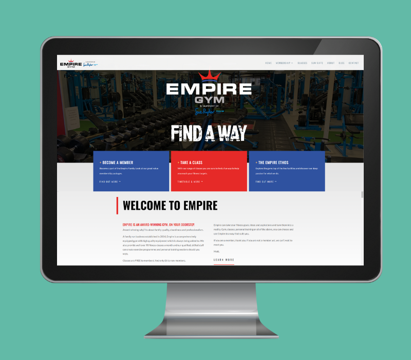 Website for Empire Gym Deeping