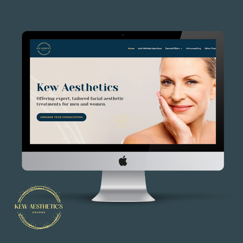 Web Design for Kew Aesthetics Bourne