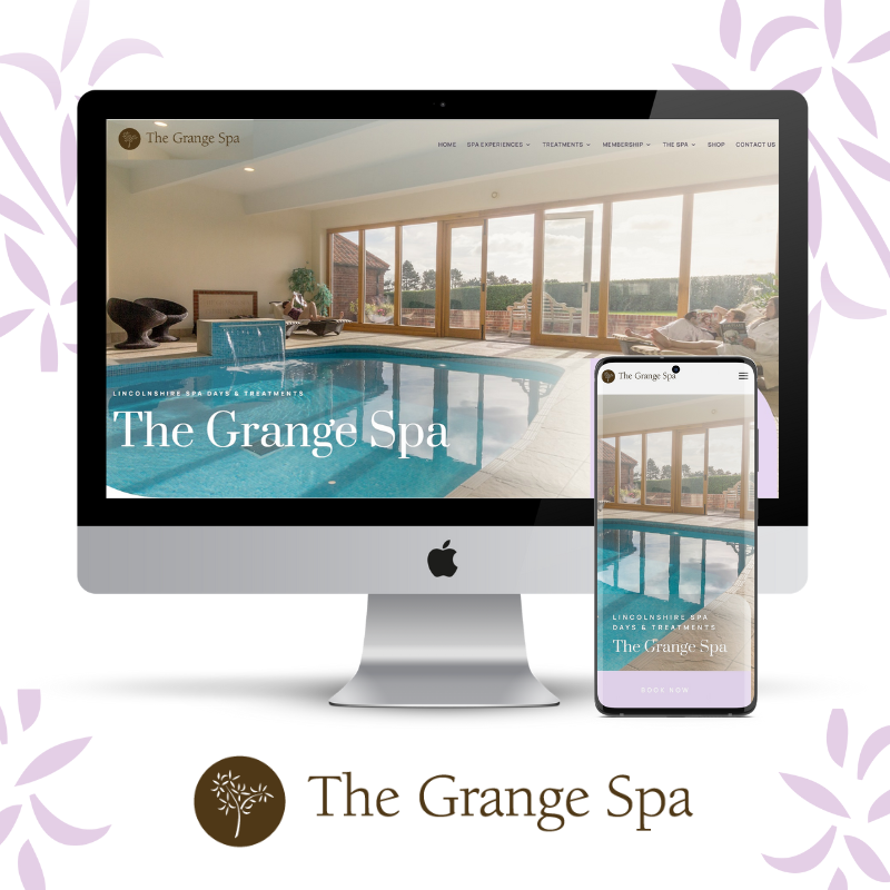 The Grange Spa new website