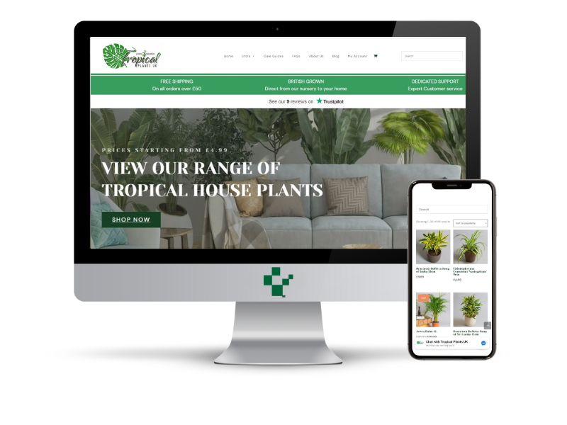 Tropical Plants UK Website